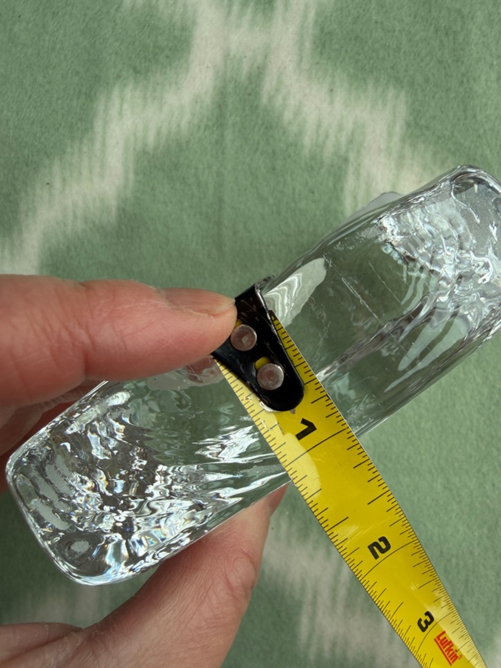 Clear and frosted Glass Cat Sculpture Paperweight or Decor - Clear - Picture 8 of 8